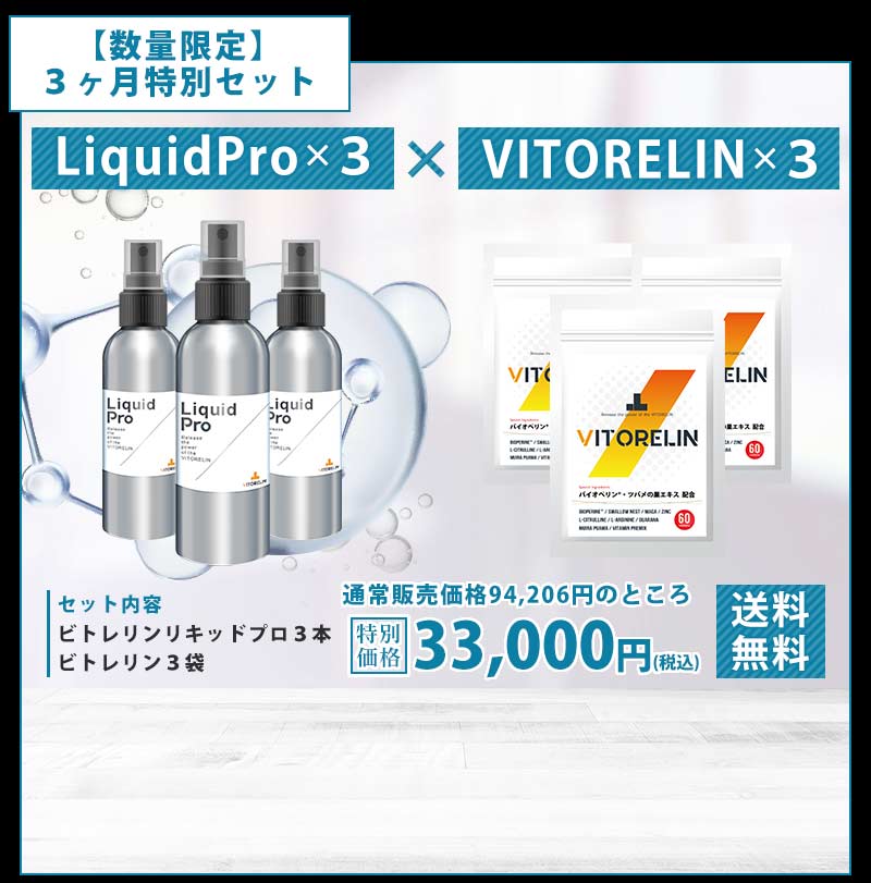 メカニカル ビトレリン VITORELIN メンズリキッドローションPRO 化粧水